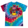 Firequacker 4Th Of July Rubber Duck Usa Flag Tie-Dye T-shirts Festival Tie-Dye