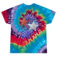 Girl 4Th Of July Red White Blue Star American Firework Tie-Dye T-shirts Festival Tie-Dye