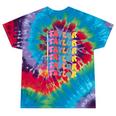 Girl Retro Taylor First Name Personalized Groovy 80'S Pink Tie-Dye T-shirts Festival Tie-Dye