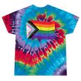 Inclusive Progress Pride Flag Gay Pride Lgbtq Rainbow Flag Tie-Dye T-shirts Festival Tie-Dye