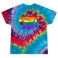 Mama Dragon Rainbow Colored Dragon Graphic Tie-Dye T-shirts Festival Tie-Dye