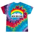 New Orleans Pride Lgbtq Rainbow Skyline Tie-Dye T-shirts Festival Tie-Dye