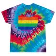 Ohio Map Gay Pride Rainbow Flag Lgbt Support Tie-Dye T-shirts Festival Tie-Dye