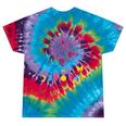 Pansexual Subtle Pan Pride Lgbtq Subtle Moon Phase Crystals Tie-Dye T-shirts Festival Tie-Dye