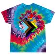 Progress Pride Rainbow Flag For Inclusivity Tie-Dye T-shirts Festival Tie-Dye