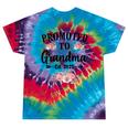 Promoted To Grandma 2025 Pregnancy Announcement Tie-Dye T-shirts Festival Tie-Dye