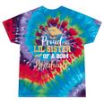 Proud Lil Sister Of A 2024 Graduate Class Of 24 Senior Grad Tie-Dye T-shirts Festival Tie-Dye