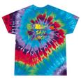 Rainbow Colorful Graffiti Style San Francisco City Skyline Tie-Dye T-shirts Festival Tie-Dye
