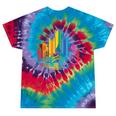 Retro Pittsburgh Skyline Rainbow Lgbt Lesbian Gay Pride Tie-Dye T-shirts Festival Tie-Dye