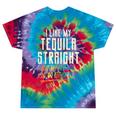 Tequila Straight Friends Either Way Gay Pride Ally Lgbtq Tie-Dye T-shirts Festival Tie-Dye