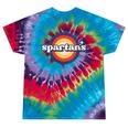 Vintage Spartans High School Spirit Go Spartans Pride Tie-Dye T-shirts Festival Tie-Dye