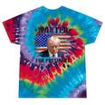 Wanted Donald Trump For President 2024 Trump Shot Flag Tie-Dye T-shirts Festival Tie-Dye