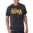 In My Nina Era Groovy Tie Dye Mineral Wash Tshirts Mineral Black