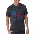 She Loves Jesus And America Too Flag Christian 4Th Of July Mineral Wash Tshirts Mineral Black