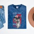 Hawk Tush Spit On That Thing Llama July 4Th Mineral Wash Tshirts Mineral Navy