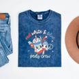 Red White Blue Peds Crew 4Th Of July Pediatric Nurse Coffee Mineral Wash Tshirts Mineral Navy
