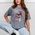 Hawk Tush Spit On That Thing Llama July 4Th Mineral Wash Tshirts Mineral Gray