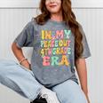 In My Peace Out 4Th Grade Era Groovy Last Day Of 4Th Grade Mineral Wash Tshirts Mineral Gray