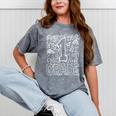 Typography 1St Grade Team Student Teacher Mineral Wash Tshirts Mineral Gray