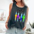 Chris Name For Chris Personalized For Women Comfort Colors Tank Top Pepper