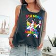 Dabbing 5Th Grade Unicorn Graduation Class Of 2021 Nailed It Comfort Colors Tank Top Pepper