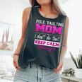 Pole Vaulting Mom T Best Mother Comfort Colors Tank Top Pepper