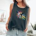 Girl Pole Vault Retro Colors Fun Pole Vaulting Comfort Colors Tank Top Pepper