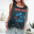 Girl Reading Book Summer Beach Vacation For Book Lover Comfort Colors Tank Top Pepper