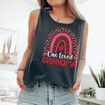 One Loved Grandma Rainbow Cute Valentine Day Comfort Colors Tank Top Pepper