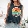 Pole Vault Mom Sunset Distressed Worn Look Pole Vaulting Comfort Colors Tank Top Pepper