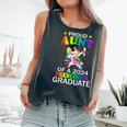 Proud Aunt Of A 2024 Preschool Graduate Unicorn Dab Comfort Colors Tank Top Pepper