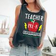 Teacher Of Pre K Superheroes Teacher Team T Comfort Colors Tank Top Pepper
