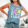 In My 12Th Birthday Era 12 Years Old Girls 12Th Birthday Comfort Colors Tank Top Blue Jean