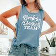 Brides Drinking Team Bachelorette Party Women Comfort Colors Tank Top Blue Jean