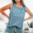 Butterfly Watching Flying Insect Entomologist Entomology Comfort Colors Tank Top Blue Jean