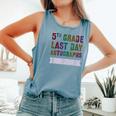 Cute 5Th Grade Last Day Autographs Signing Yearbook Sign My Comfort Colors Tank Top Blue Jean