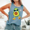 The Dabbing Avocado Plant Green Food Lover Comfort Colors Tank Top Blue Jean