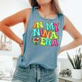 Disco Groovy In My Nina Era Comfort Colors Tank Top Blue Jean