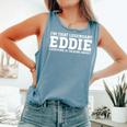 Eddie Personal Name Girl Eddie Comfort Colors Tank Top Blue Jean