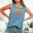 Just A Girl Who Loves Pole Vault Pole Vault Comfort Colors Tank Top Blue Jean