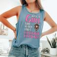 Just A Girl Who Really Loves Cuckoo Clocks Comfort Colors Tank Top Blue Jean