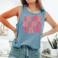 In My Nina Era Lover Groovy Retro Mom Mother's Day Comfort Colors Tank Top Blue Jean