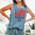 Patriotic Af American Flag 4Th Of July Men Comfort Colors Tank Top Blue Jean