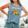 I Teach Pre K Superheroes Kindergarten Teacher Comfort Colors Tank Top Blue Jean