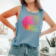 Volleyball Team Play Like A Girl Volleyball Comfort Colors Tank Top Blue Jean