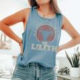 In A World Full Of Eves Be Lilith Gothic Goddess Retro Comfort Colors Tank Top Blue Jean