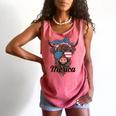 4Th Of July Highland Cow American Western Girls Comfort Colors Tank Top Watermelon