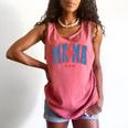 American Mama And Mini 4Th Of July Mama Lignting Bolt Comfort Colors Tank Top Watermelon