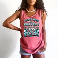 Bravery In My Mom Cervical Cancer Awareness Ribbon Comfort Colors Tank Top Watermelon