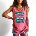 Bravery In My Mom Ovarian Cancer Awareness Ribbon Comfort Colors Tank Top Watermelon